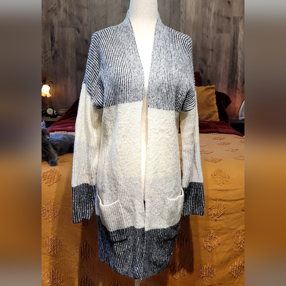 Staccato Color Block Cardigan Sweater – Size Small